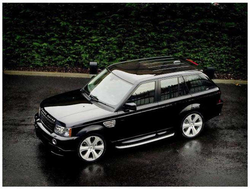 Chauffeur driven black Range Rover hire in UK